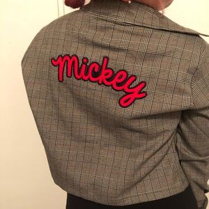 Forever 21 x Disney Glen Plaid Shirt/Jacket